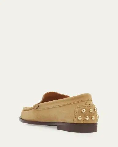 Tod's Metal Dots Suede Loafers | Thumbnail 2 Tod's Metal Dots Suede Loafers | Thumbnail 2