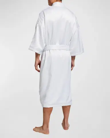 Majestic International Men's Victoria Plush-Lined Kimono Robe | Thumbnail 2 Majestic International Men's Victoria Plush-Lined Kimono Robe | Thumbnail 2