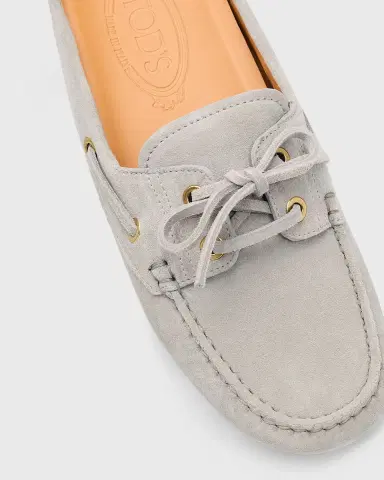 Tod's Elisir Suede Boat Shoe Mules | Thumbnail 5