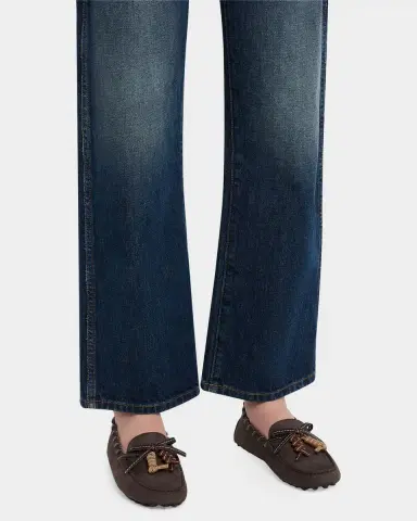 Tod's Gommino Whipstitch Suede Driver Loafers | Thumbnail 6