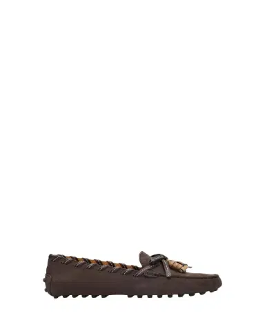 Tod's Gommino Whipstitch Suede Driver Loafers | Thumbnail 1