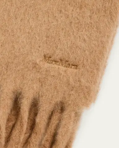 Max Mara Osso Fringed Alpaca Scarf | Thumbnail 8