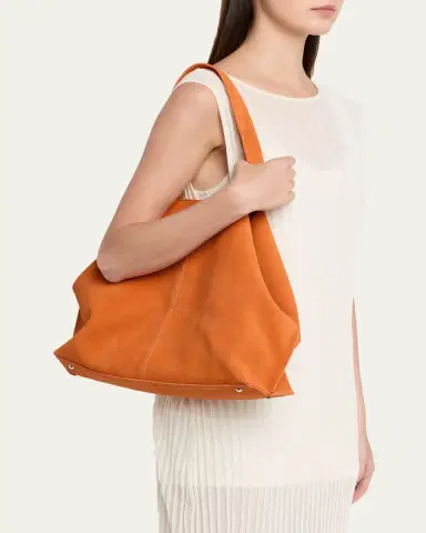 Akris Ai Medium Suede Tote Bag | Thumbnail 2
