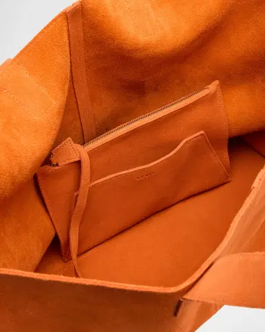 Akris Ai Medium Suede Tote Bag | Thumbnail 8