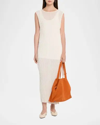 Akris Ai Medium Suede Tote Bag | Thumbnail 9