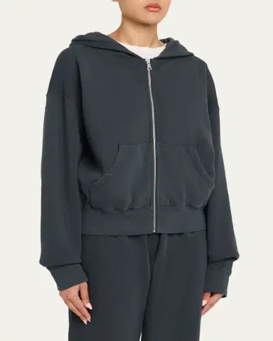 SLVRLAKE Cotton Fleece Zip Hoodie | Thumbnail 4