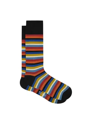 Paul Smith Men's Colorblock Stripe Crew Socks | Thumbnail 1 Paul Smith Men's Colorblock Stripe Crew Socks | Thumbnail 1