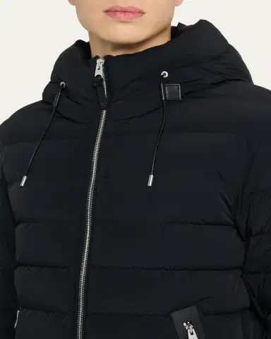 Mackage Men's Jack-Z Agile-360 Stretch Light Down Hooded Jacket | Thumbnail 5