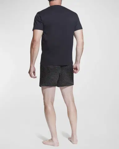 Majestic International Men's Dotted Silk Boxer Shorts | Thumbnail 3