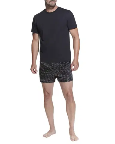 Majestic International Men's Dotted Silk Boxer Shorts | Thumbnail 1
