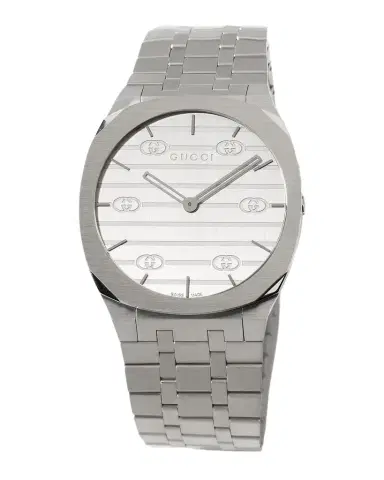 Gucci 38mm Stainless Steel Bracelet Watch | Thumbnail 1