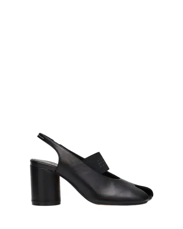 80mm Anatomic Numeric Leather Slingback Ballerina Pumps
