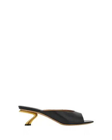Ferragamo 55mm Igea Leather Mules | Thumbnail 1 Ferragamo 55mm Igea Leather Mules | Thumbnail 1