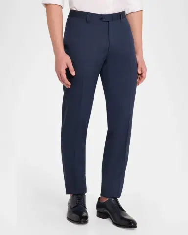 Cesare Attolini Men's Cotton-Wool Twill Pants | Thumbnail 3