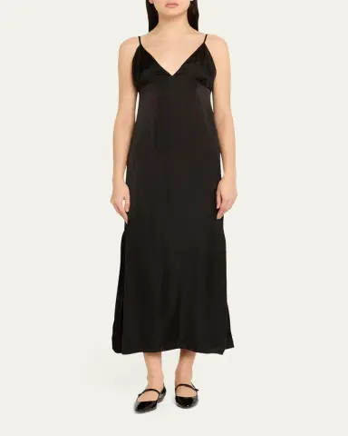 Nackiyé Lily Empire-Waist Midi Slip Dress | Thumbnail 2