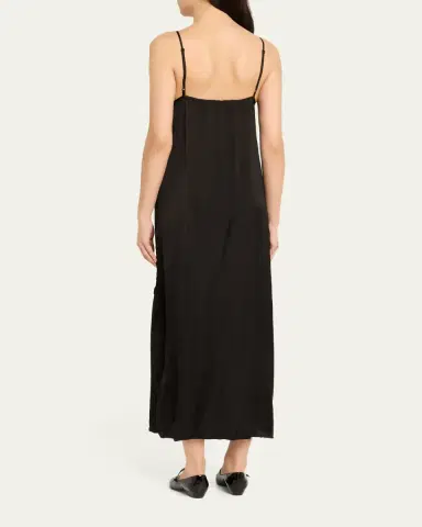 Nackiyé Lily Empire-Waist Midi Slip Dress | Thumbnail 3