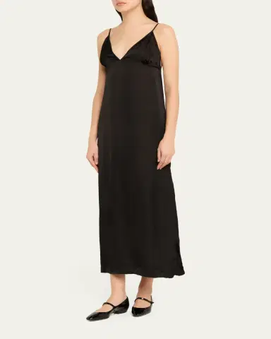 Nackiyé Lily Empire-Waist Midi Slip Dress | Thumbnail 4