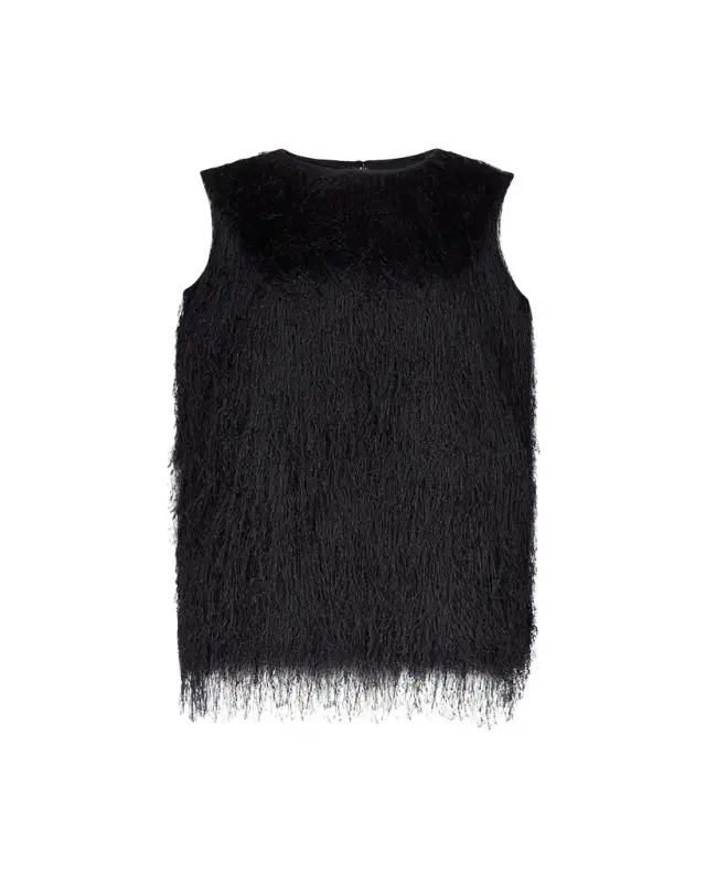Yasmin Fringed Sleeveless Top