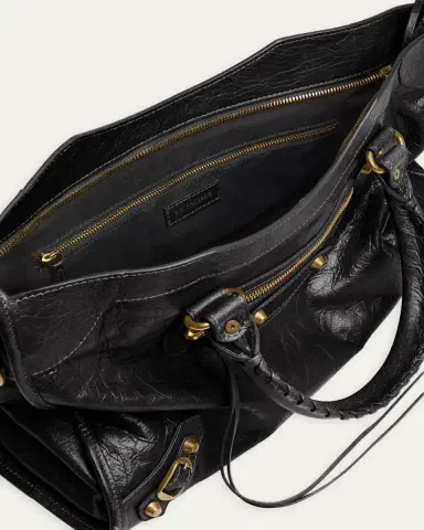 Balenciaga Le City Medium Leather Bag | Thumbnail 3