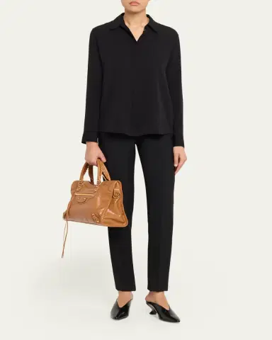 Balenciaga Le City Medium Leather Bag | Thumbnail 7