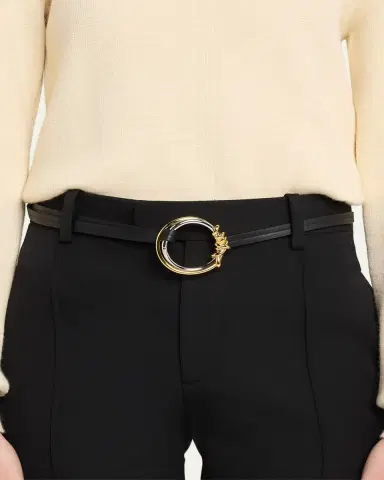 Bottega Veneta Knot Ring Leather Belt | Thumbnail 2 Bottega Veneta Knot Ring Leather Belt | Thumbnail 2
