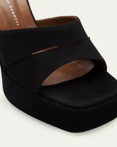 Giuseppe Zanotti 115mm Suede Platform Slide Sandals | Thumbnail 6