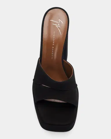 Giuseppe Zanotti 115mm Suede Platform Slide Sandals | Thumbnail 9