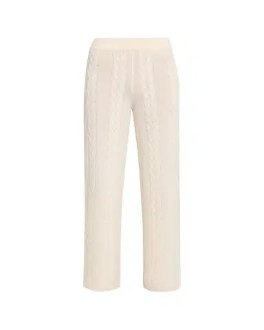 Lisa Yang Dagny Cashmere Cable-Knit Straight-Leg Ankle Trousers | Thumbnail 1 Lisa Yang Dagny Cashmere Cable-Knit Straight-Leg Ankle Trousers | Thumbnail 1