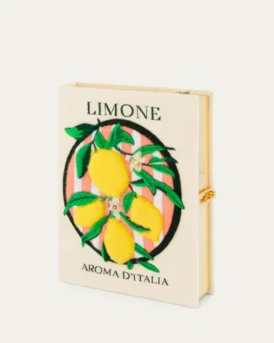 Olympia Le-Tan Aroma D'Italia Book Clutch Bag with Strap | Thumbnail 2