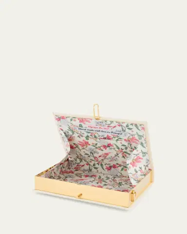 Olympia Le-Tan Aroma D'Italia Book Clutch Bag with Strap | Thumbnail 3