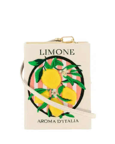 Olympia Le-Tan Aroma D'Italia Book Clutch Bag with Strap | Thumbnail 1