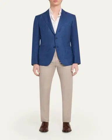 Brioni Men's Silk Plume Jacket | Thumbnail 2