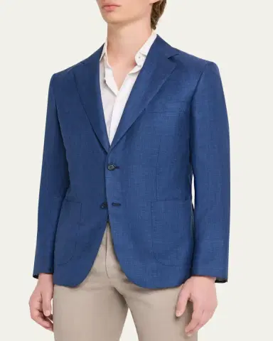 Brioni Men's Silk Plume Jacket | Thumbnail 4