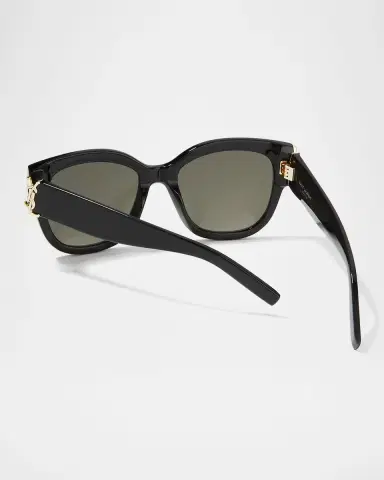 Saint Laurent YSL Oversized Acetate Cat-Eye Sunglasses | Thumbnail 2 Saint Laurent YSL Oversized Acetate Cat-Eye Sunglasses | Thumbnail 2