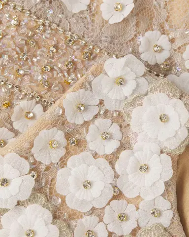 Mac Duggal Floral Beaded Sheath Dress | Thumbnail 4 Mac Duggal Floral Beaded Sheath Dress | Thumbnail 4