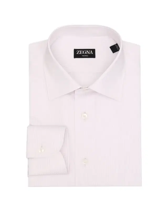 ZEGNA Men's Micro-Stripe Trofeo Cotton Dress Shirt