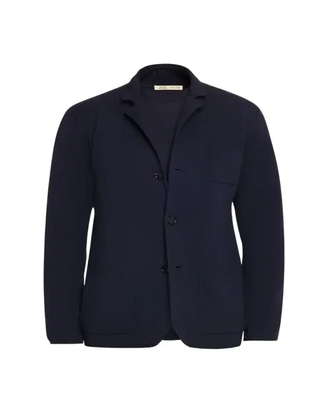 Maurizio Baldassari Men's Cashmere Knit Patch-Pocket Blazer