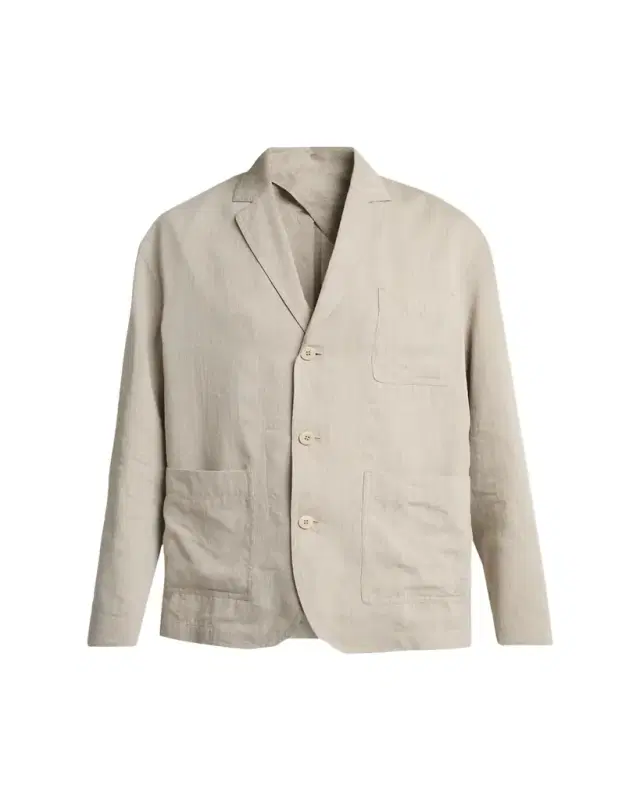 Men's Herringbone Linen-Blend Blazer