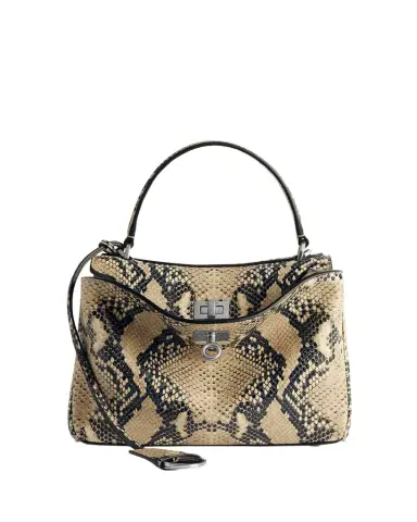 Balenciaga Rodeo Python-Embossed Leather Top-Handle Bag | Thumbnail 1 Balenciaga Rodeo Python-Embossed Leather Top-Handle Bag | Thumbnail 1