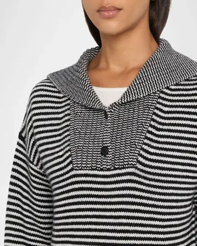 Lisa Yang Ranelle Striped Cashmere Sailor Sweater | Thumbnail 9 Lisa Yang Ranelle Striped Cashmere Sailor Sweater | Thumbnail 9
