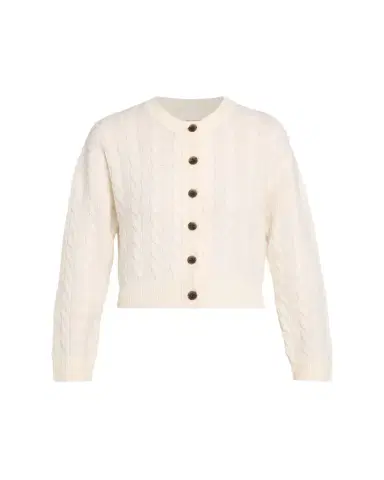 Lisa Yang Cassie Cashmere Cable Knit Crewneck Cardigan | Thumbnail 1