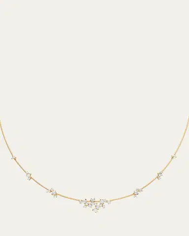 Paul Morelli 18K Yellow Gold Diamond Single Unity Confetti Necklace | Thumbnail 1 Paul Morelli 18K Yellow Gold Diamond Single Unity Confetti Necklace | Thumbnail 1