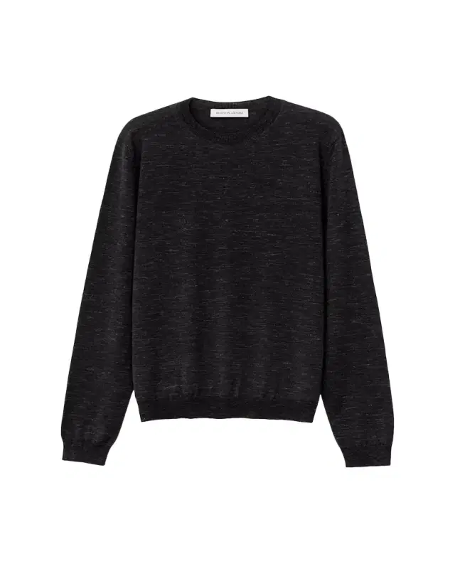 Men's Wool, Silk and Linen Crewneck Sweater