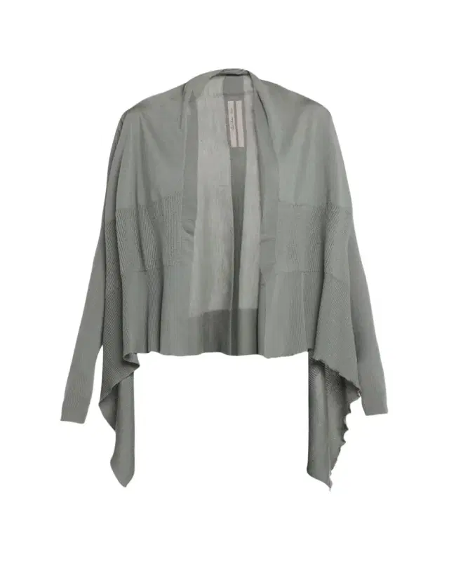 Rick Owens Medium Wrap Wool Shawl Cardigan