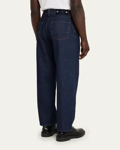 Stone Island Men's Wide-Leg Rinsed Denim Jeans | Thumbnail 3
