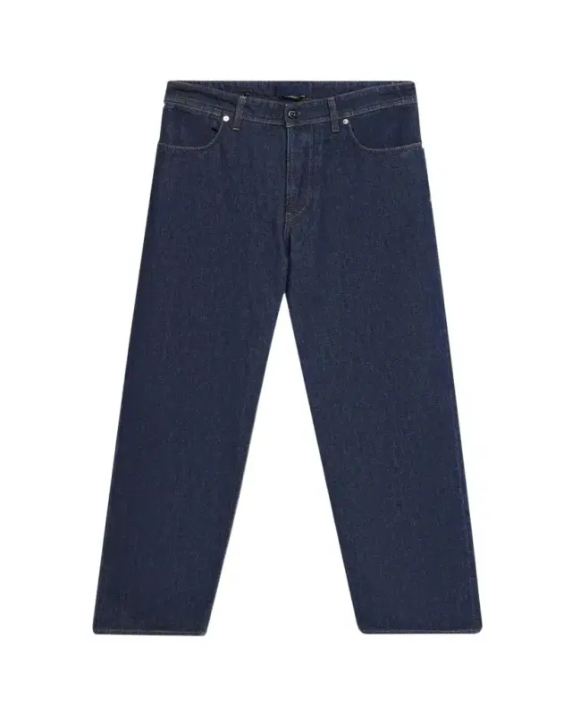 Stone Island Men's Wide-Leg Rinsed Denim Jeans