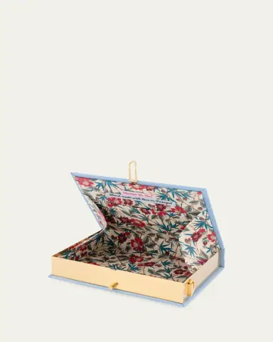 Olympia Le-Tan Lobster Book Clutch Bag with Strap | Thumbnail 3 Olympia Le-Tan Lobster Book Clutch Bag with Strap | Thumbnail 3