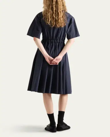 Prada Drawstring Pleated Midi Dress | Thumbnail 7 Prada Drawstring Pleated Midi Dress | Thumbnail 7
