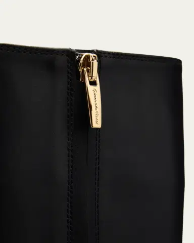 Gianvito Rossi 45mm Joelle Leather Knee-High Boots | Thumbnail 5
