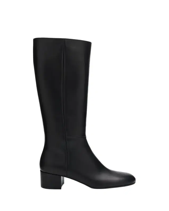 45mm Joelle Leather Knee-High Boots
